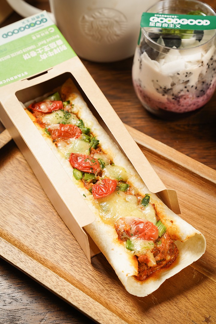 别样牛肉番茄芝士卷饼于星巴克中国内地门店上市