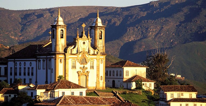米纳斯州为巴西头号咖啡生产大州,图为该州历史文化名城欧鲁普雷图